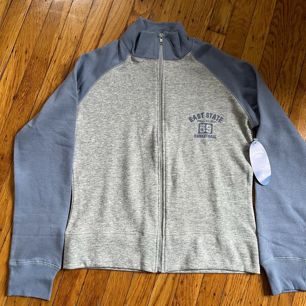 H&M, NWT, Zip up full zip jacket, Sz Girls large